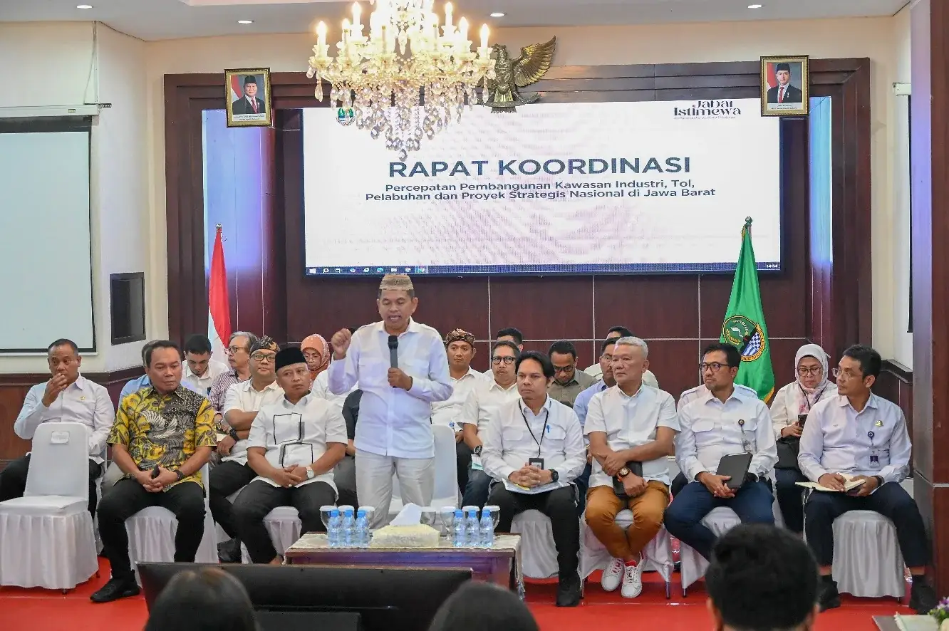 Pemerintah Dorong Sinergi Lintas Sektor untuk Percepatan Infrastruktur Strategis di Jawa Barat